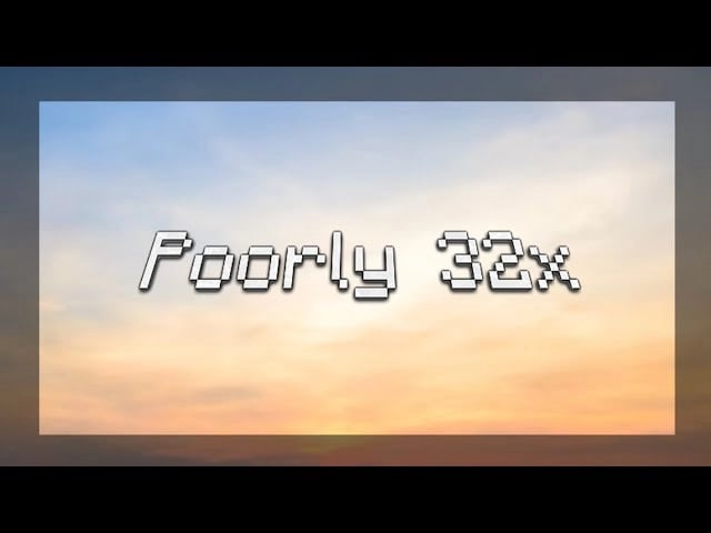 Poorly 32x cover