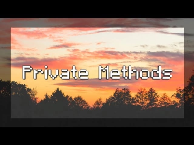 Private Methods 64x cover